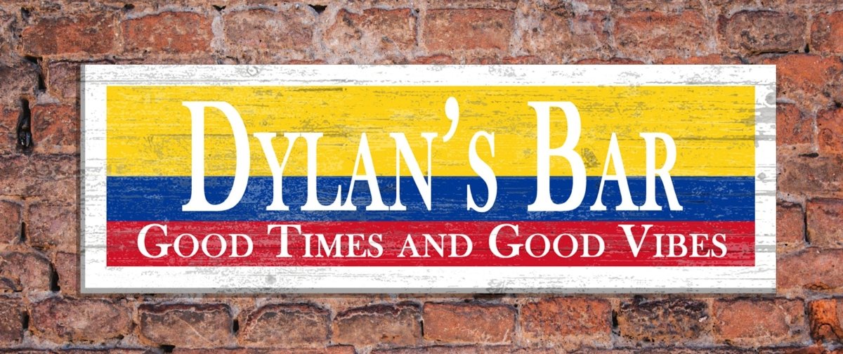 Colombian Flag Family Sign Colombian Wedding Gift Idea