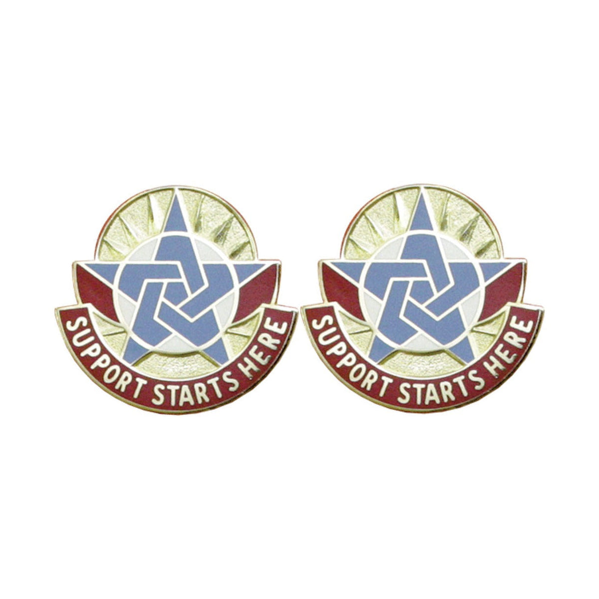 COMBINED ARMS SUPPORT COMMAND FT LEE Distinctive Unit Insignia - Pair
