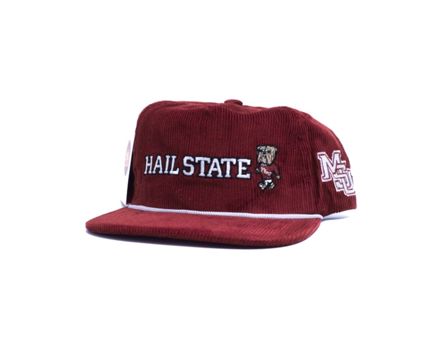 Corduroy Maroon Hail State w/ Walking Bully