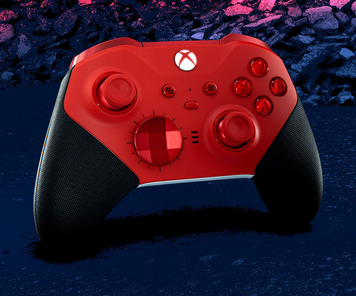 MODDEDZONE RED CORE XBOX ELITE SERIES 2 CUSTOM MODDED CONTROLLER