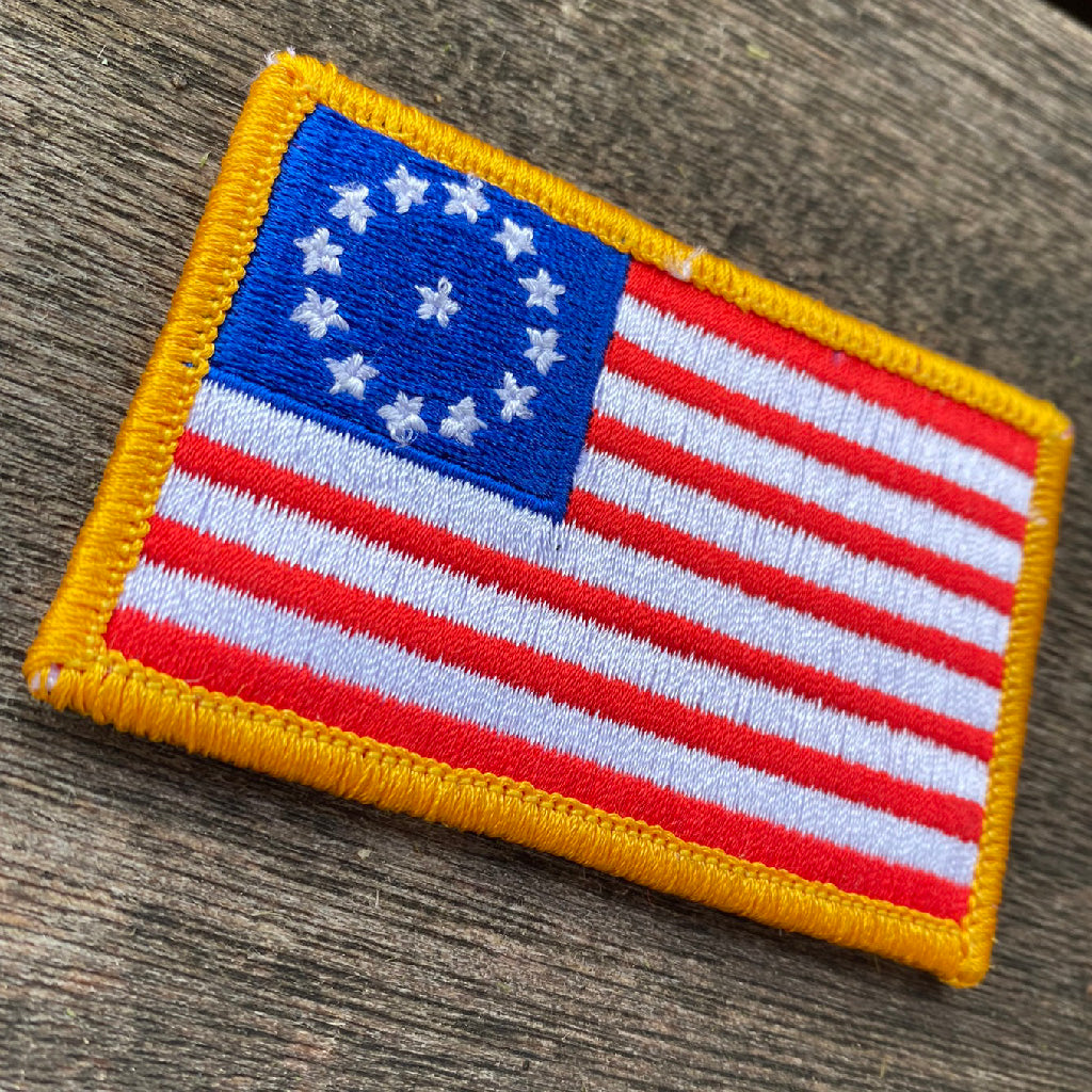 Cowpens Historical US Flag Patch - 13-Star Historical