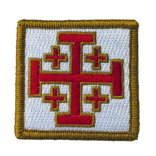 2" Jerusalem Cross Patch - View Colors