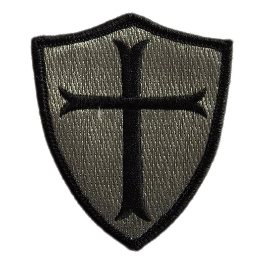 Crusader Cross Shoulder Patch - View Colors