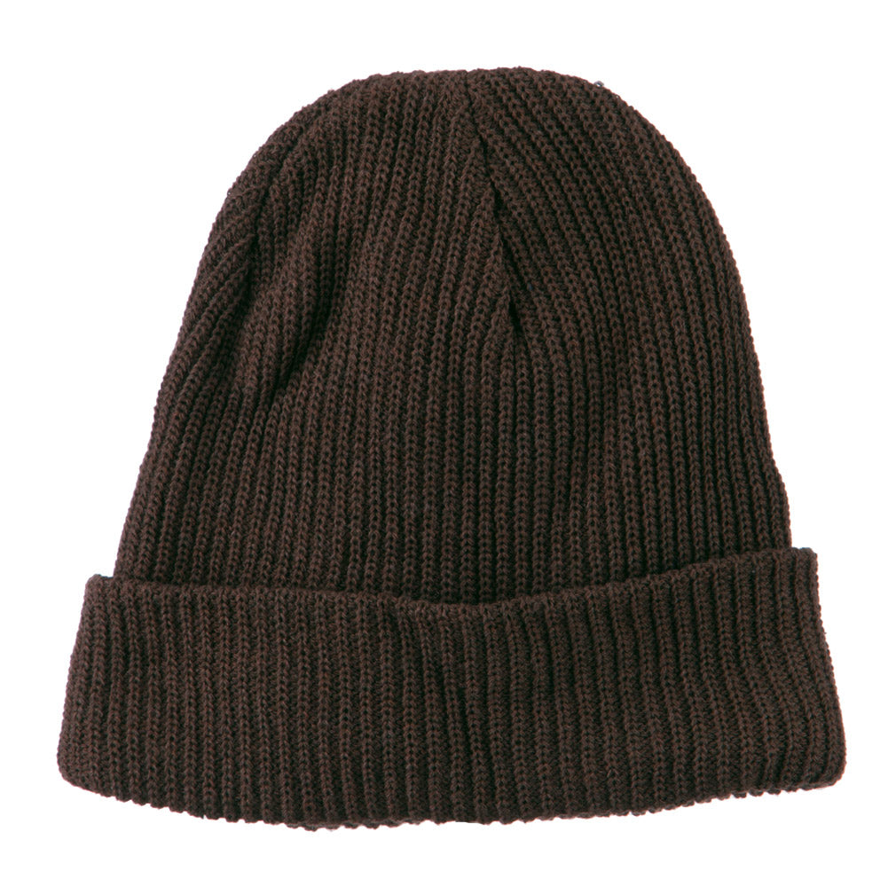 Eco Cotton Ribbed XL Cuff Beanie