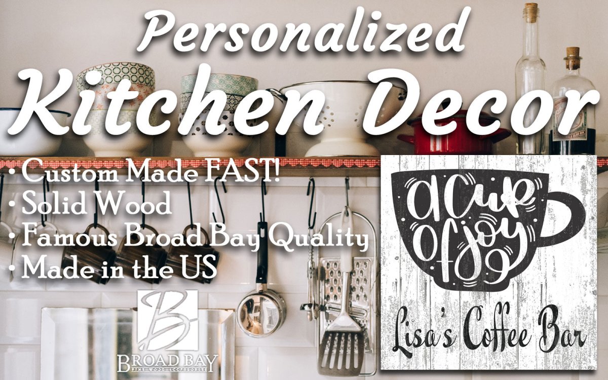 Custom Coffee Bar Sign