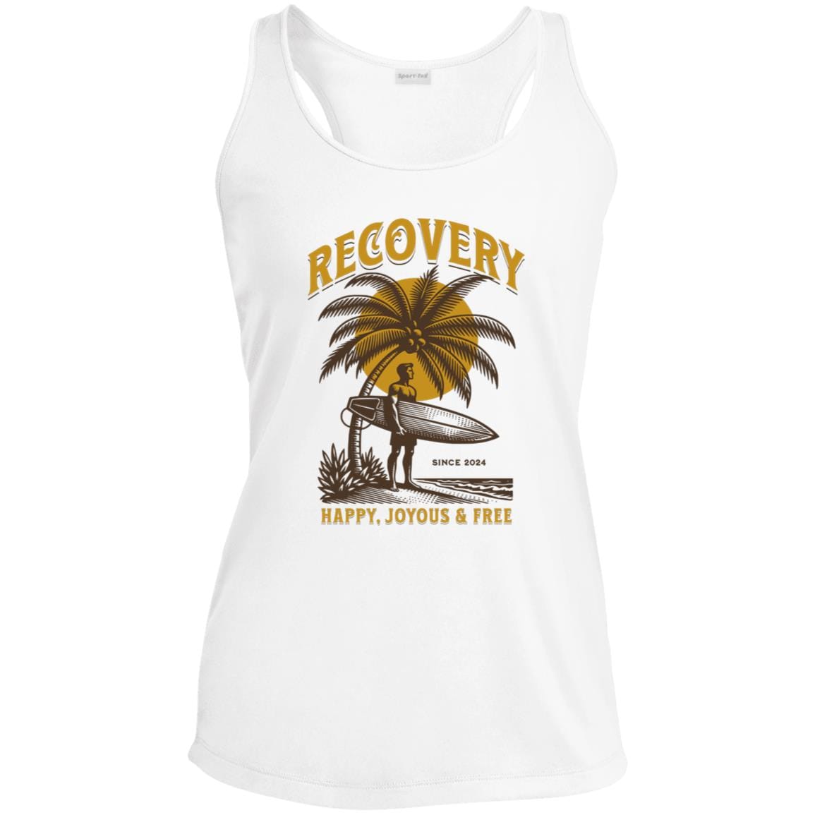 Custom Custom Womens Recovery Tank | Inspiring Sobriety | Recovery Surfer