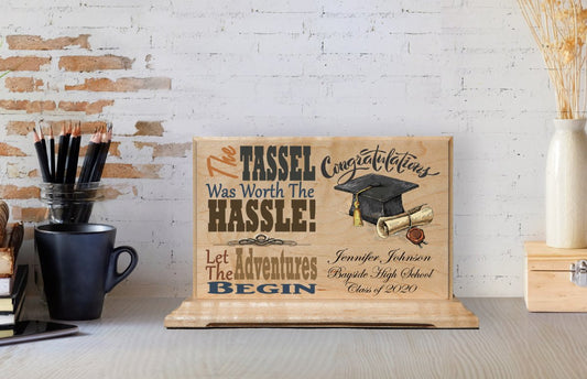 Custom Graduation Gift Personalized Congratulations Gift For High School or College Graduate