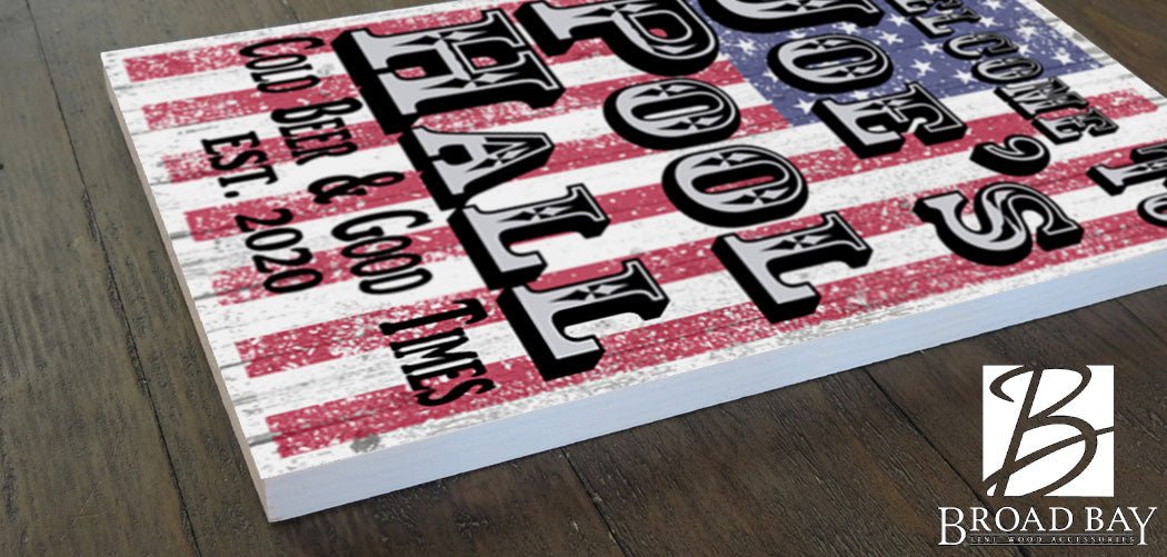 Custom Man Cave Sign Decoration for Garage Workshop Bar or Game Room