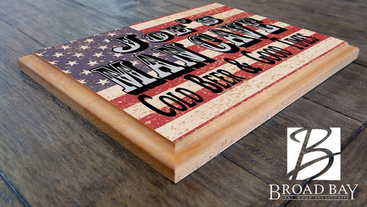 Custom Man Cave Sign PERSONALIZED ManCave Decoration For Men Husband Grandpa Dad