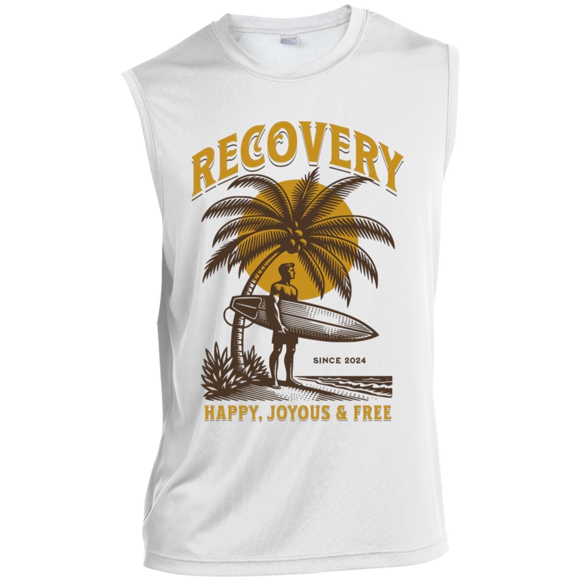 Custom Mens Recovery Tank | Inspiring Sobriety | Recovery Surfer