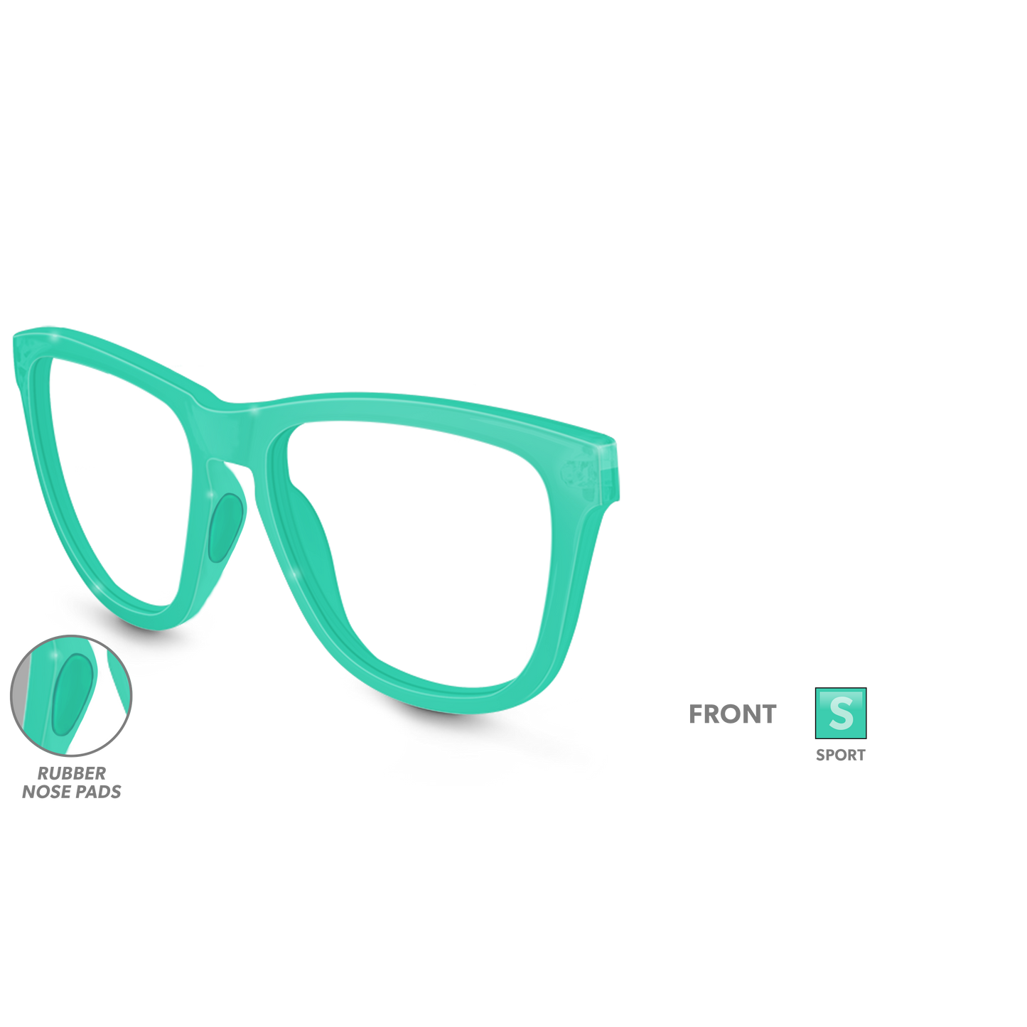 Knockaround Premiums Sport- Custom Front - Aquamarine / Fuchsia
