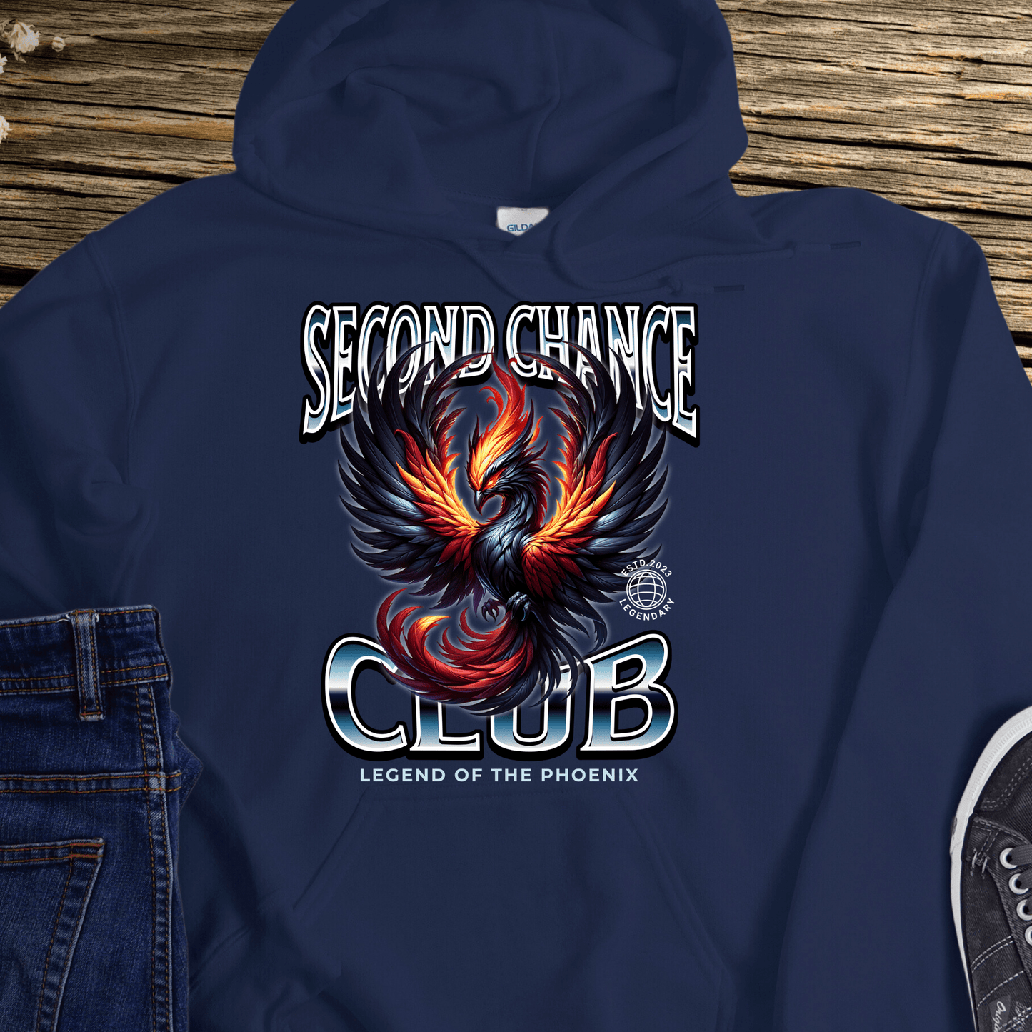 Custom Recovery Hoodie | Inspiring Sobriety | 2nd Chance Club