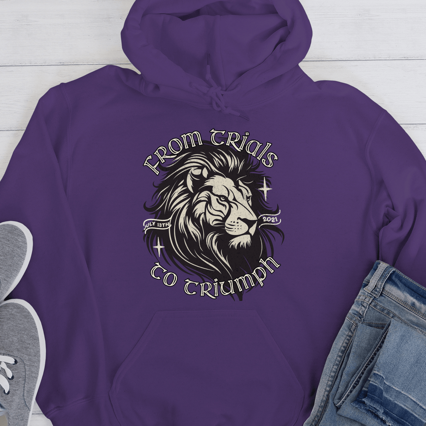 Custom Recovery Hoodie | Inspiring Sobriety | From Trials To Triumph