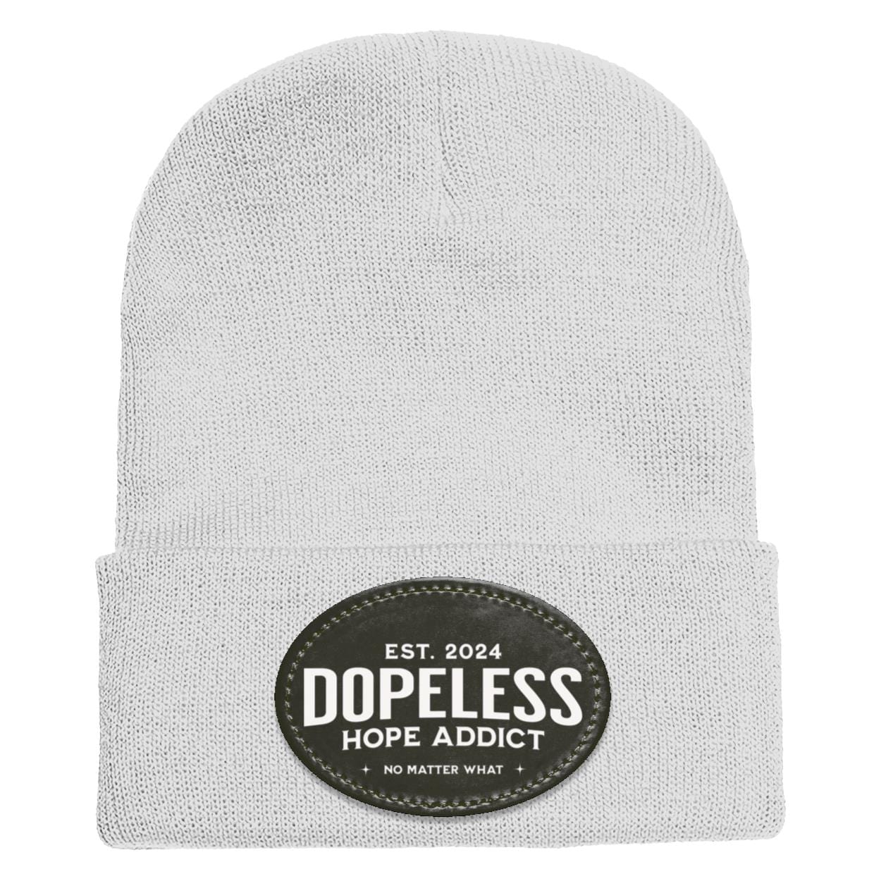 Custom Recovery Knit Beanie | Inspiring Sobriety | Dopeless Hope Addict
