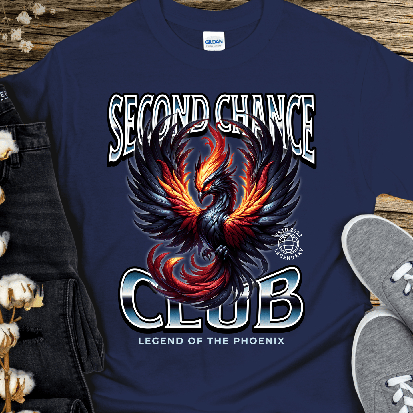 Custom Recovery T-Shirt | Inspiring Sobriety | 2nd Chance Club