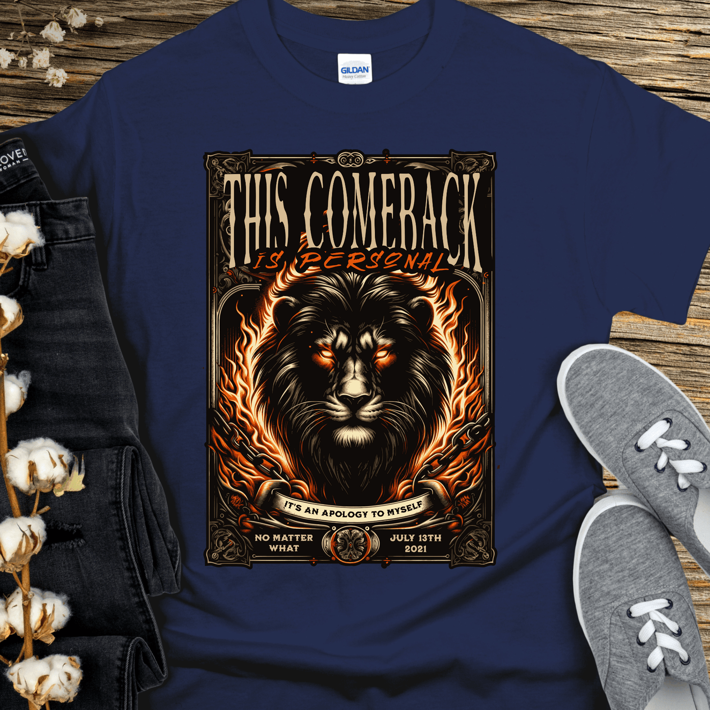 Custom Recovery T-Shirt | Inspiring Sobriety | This Comeback Is Personal