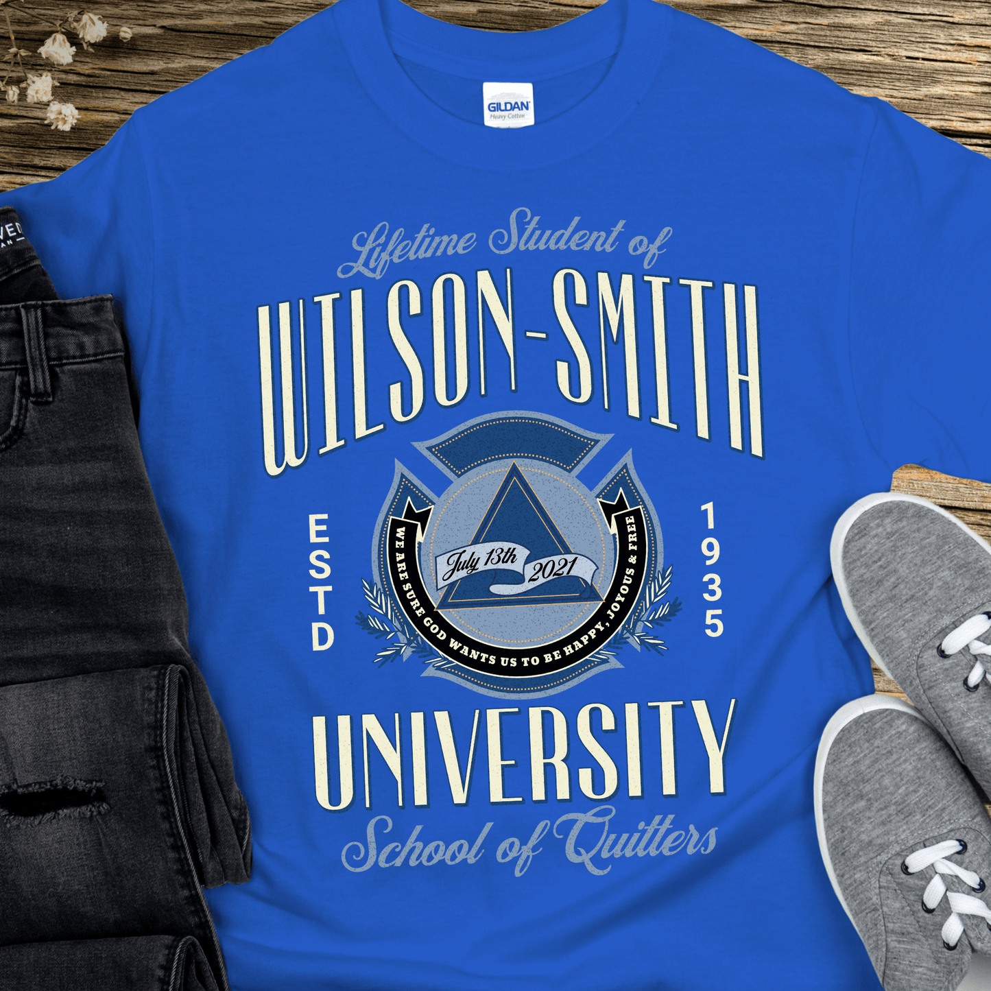 Custom Recovery T-Shirt | Inspiring Sobriety | Wilson-Smith University