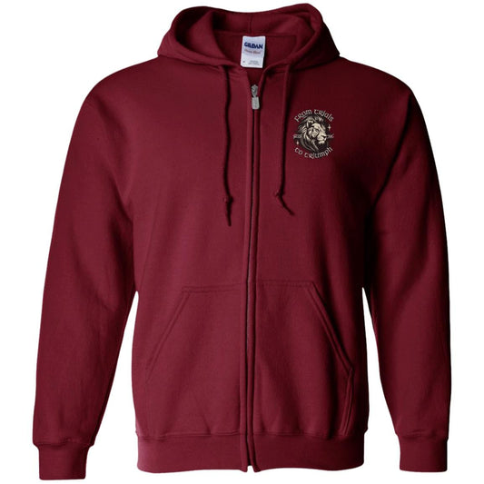 Custom Recovery Zip Hoodie | Inspiring Sobriety | From Trials To Triumph