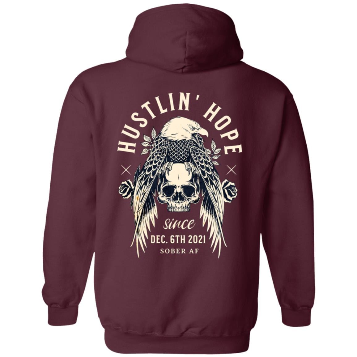 Custom Recovery Zip Hoodie | Inspiring Sobriety | Hustlin' Hope