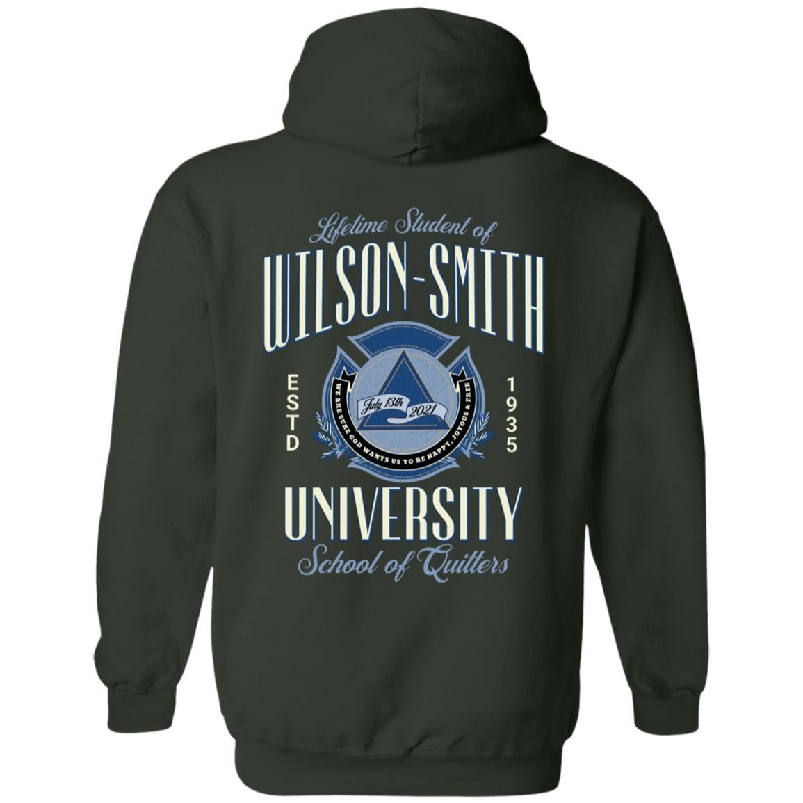 Custom Recovery Zip Hoodie | Inspiring Sobriety | Wilson-Smith University