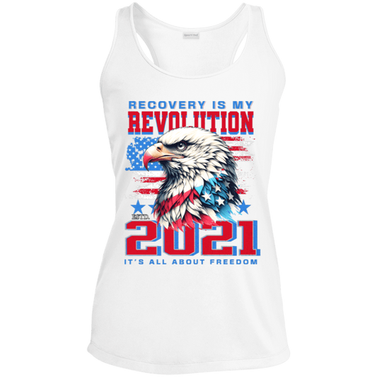 Custom Womens Recovery Tank | Inspiring Sobriety | Recovery Is My Revolution