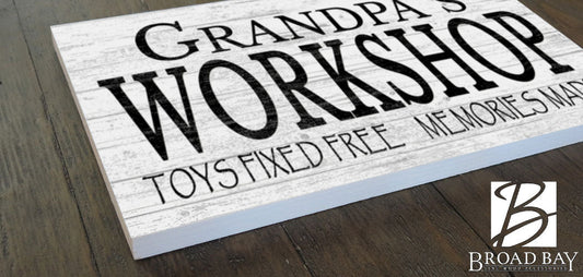 Custom Workshop Sign