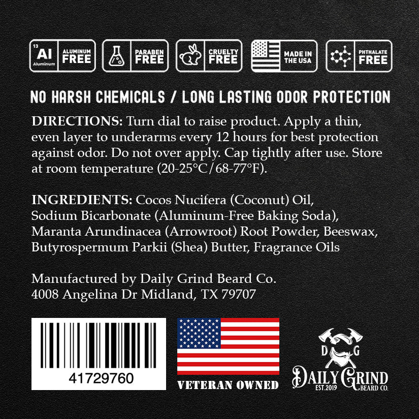 Maverick Natural Deodorant for Men - Cherry Tobacco