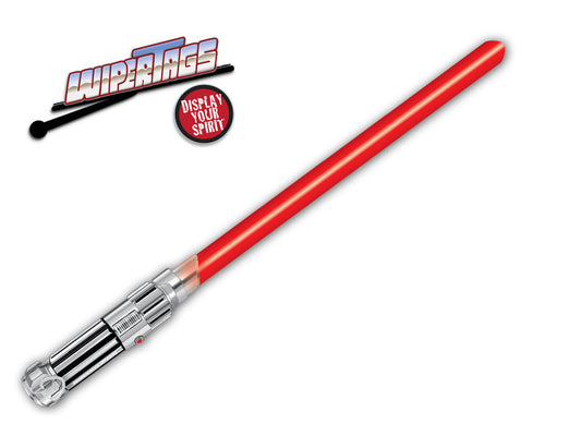 SABER DarkForce Red WiperTag (non-reflective)