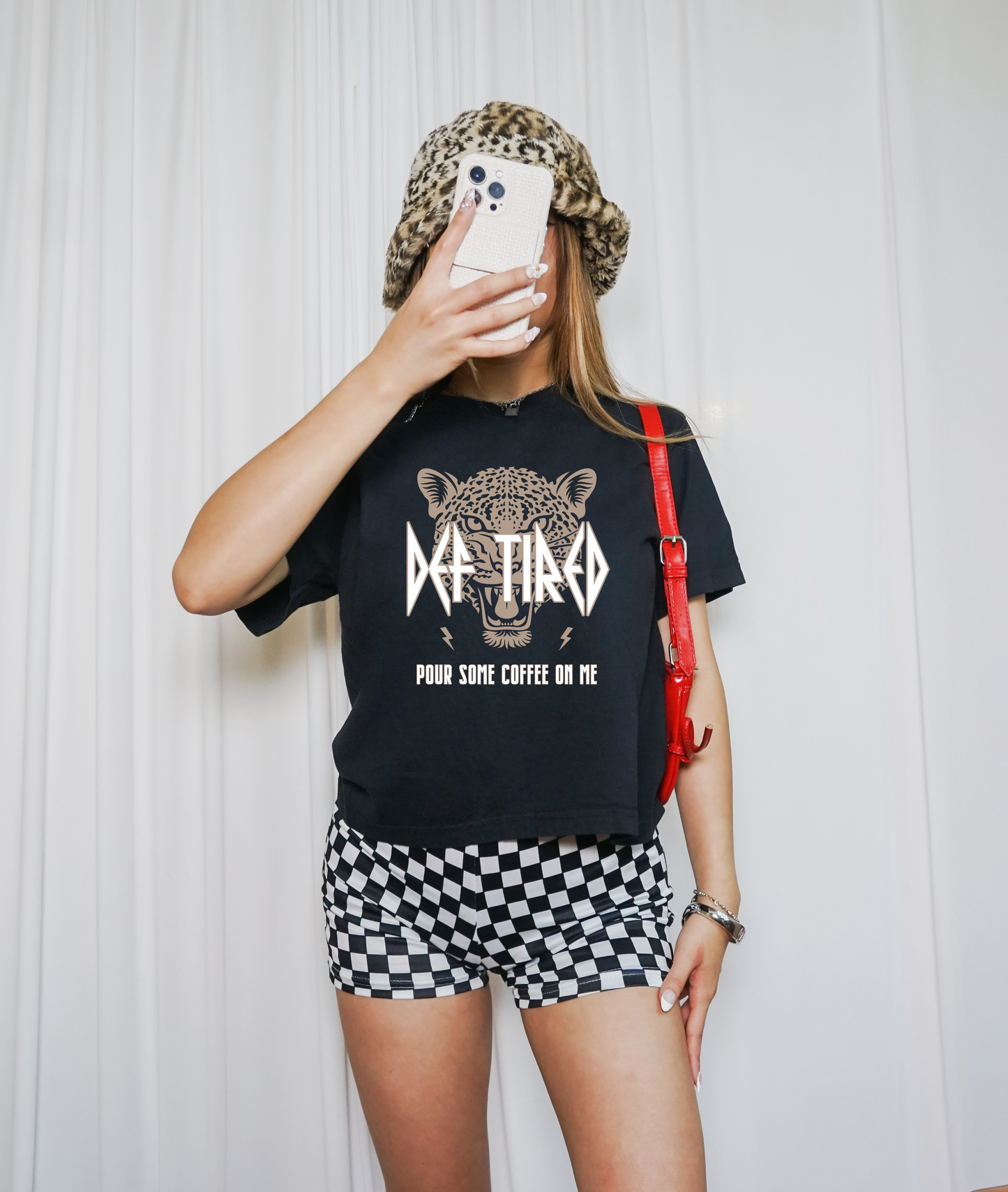 Def Tired Mid-Length T-Shirt