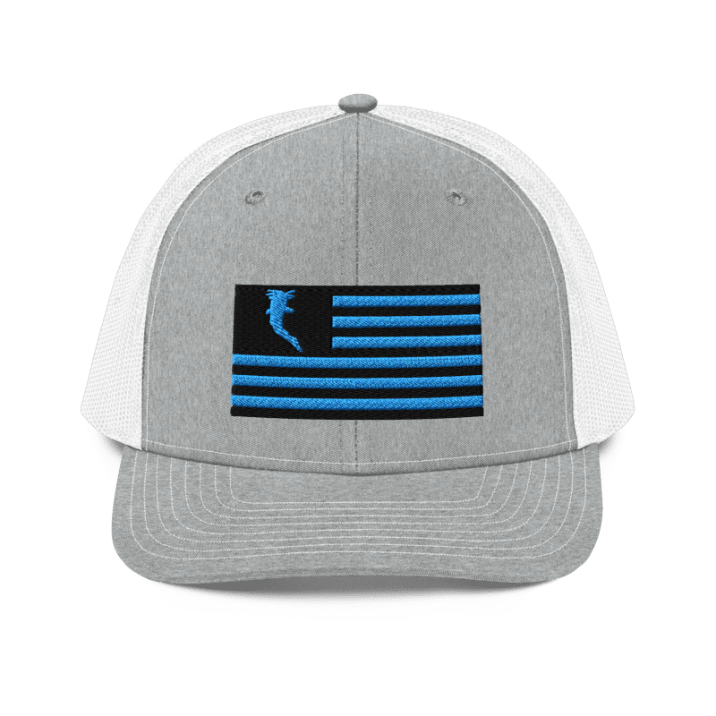 Flag Embroidered Car. Blue (Snapback)