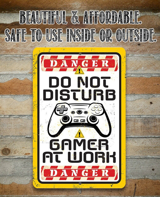 Do Not Disturb Gamer - Metal Sign