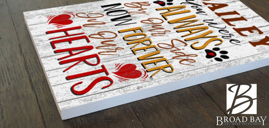 Dog Memorial Sign Gift CUSTOM Pet Remembrance Keepsake