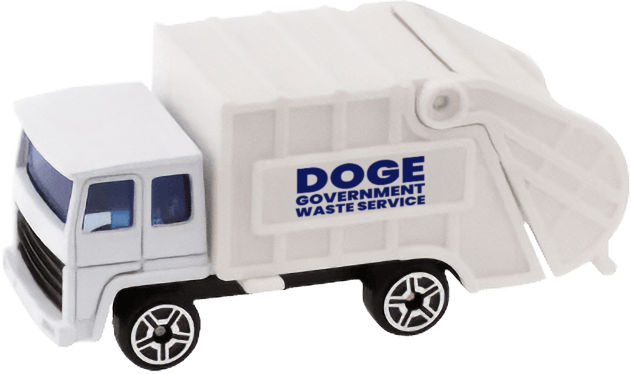 DOGE: Government Waste Services Garbage Truck - 3555