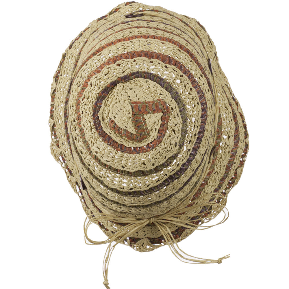 Women's Toyo Cloche Hat with Swirl Detail