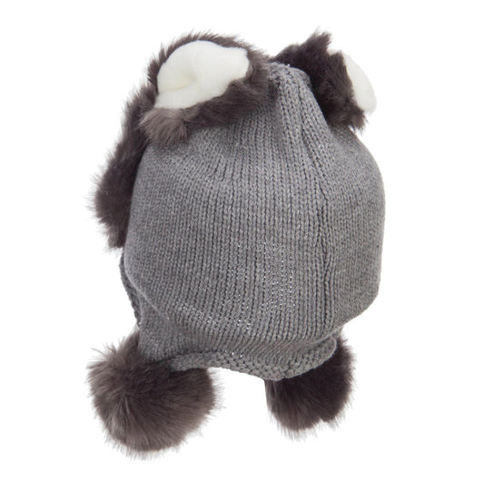 Children's Animal Knit Ski Beanie