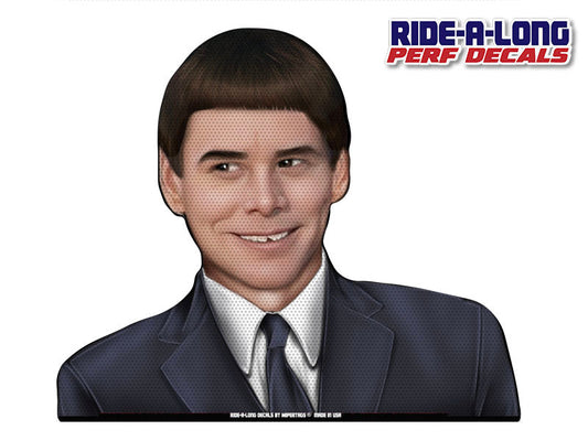 Dumb Limo Driver *RIDE A LONG* Perforated Decal