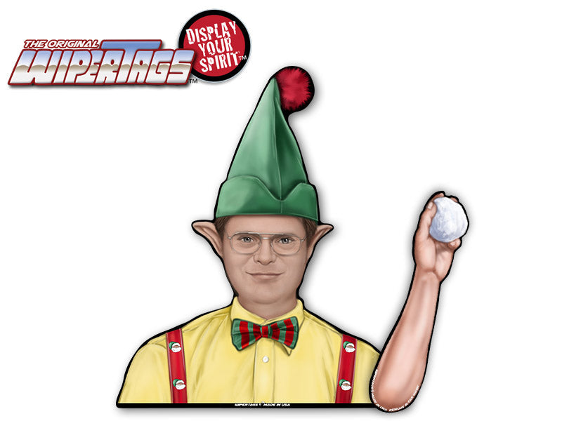 Office Elf Waving WiperTags