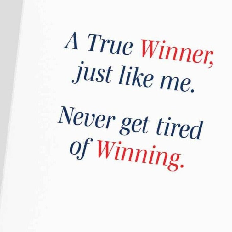 Trump Congratulations Card