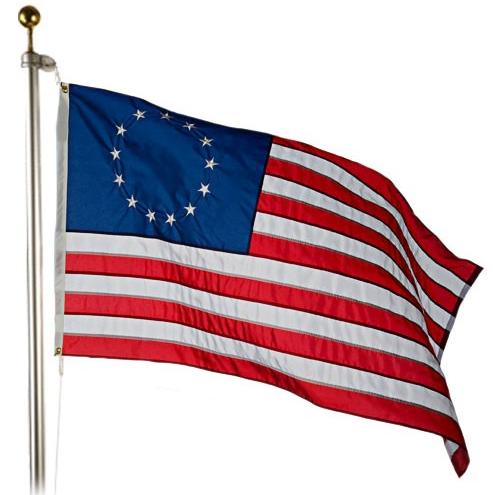Betsy Ross Outdoor Nylon Flag | Made in USA | Low-Medium Wind Flag