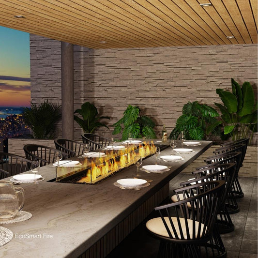 EcoSmart Fire Linear 130 Indoor/Outdoor Fire Pit Kit