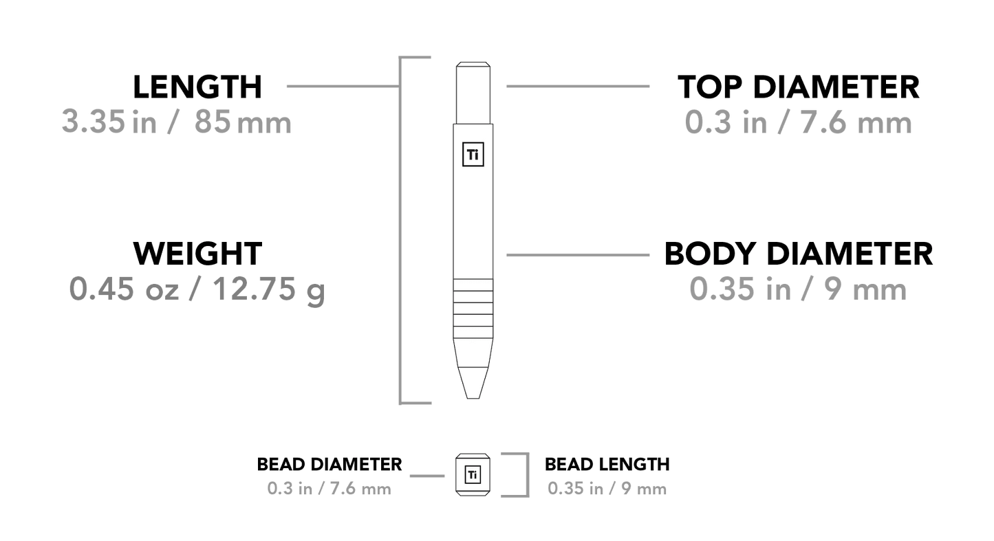 Ti Mini Pen & Brass / Copper Mini Pen