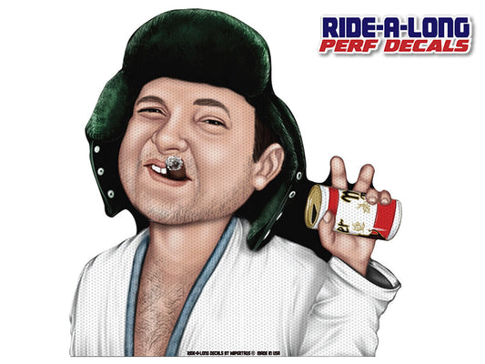 Eddie *RIDE A LONG* Perforated Decal