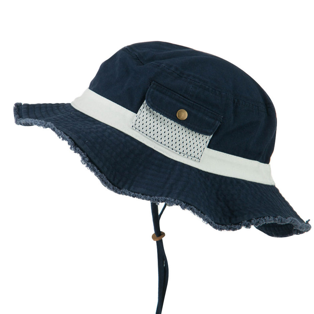 Big Size Cotton Twill Washed Bucket Hat