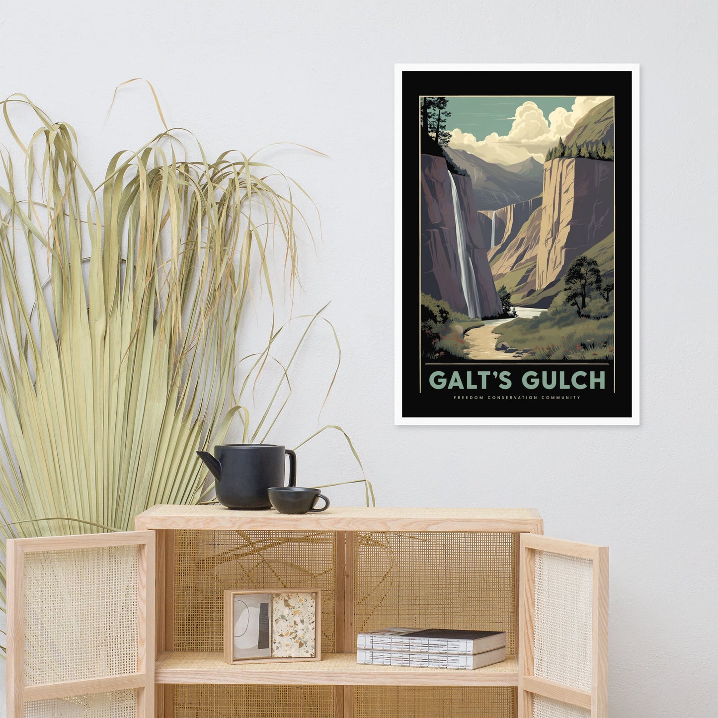 Galt's Gulch Framed Print