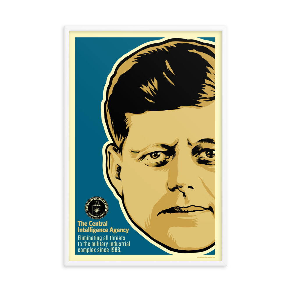 CIA JFK Framed Print