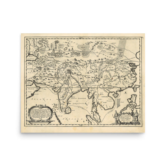 Silk Road Art Print