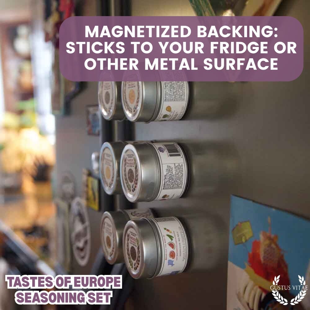 European Seasonings Gift Set - Tastes of Europe - Artisanal Spice Blends Six Pack