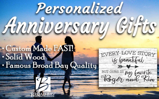 Every Love Story is Beautiful Sign Anniversary Gift or Personalized Wedding Gift
