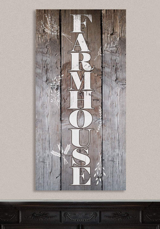 Farmhouse - Vertical - Canvas
