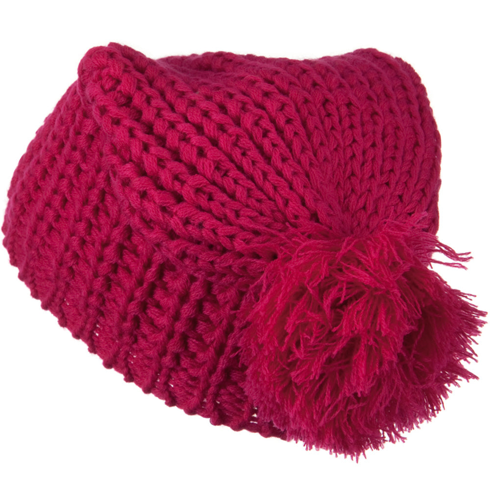 Fall Back Pom Pom Knit Hat